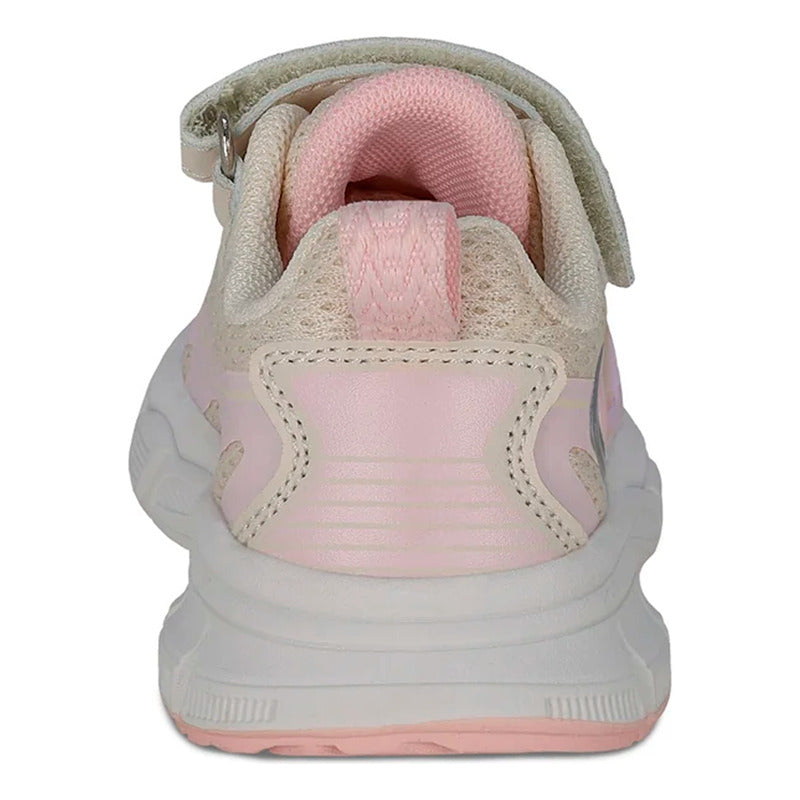 Tenis Casual Para Niña Mod.203200l Marca Coqueta Y Audaz® Beige Lisa 16 Mx