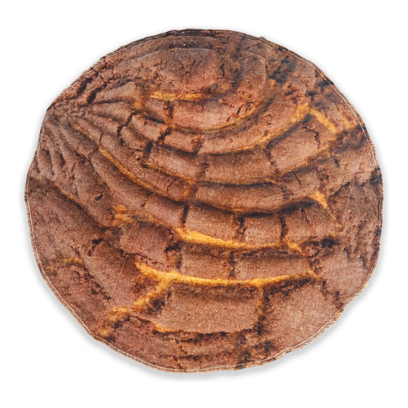 Frazada Divertida Circular Suave Marca Providencia® Marrón Concha Chocolate