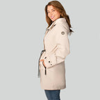 Chamarra Rompevientos Para Mujer Dw86-ny8595l Greenlander® Beige Xg Lisa
