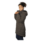 Chamarra Larga Capitonada Mujer Dw86-pol7088 Greenlander® Chocolate M Capitonado