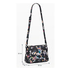 Bolso Pequeño Trenzado Para Mujer 26saxpb0/2000 Desigual® Negro Floreado Níquel Multicolor