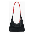 Bolso Mediano Con Relieves Mod. 26saxp54/2000 Desigual® Negro Relieves Níquel Rojo