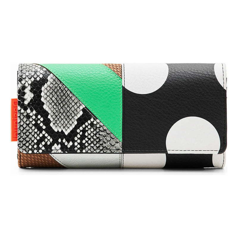 Cartera Para Mujer Mod. 23sayp23/2000 Marca Desigual® Multicolor Geométrico