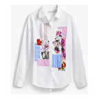 Camisa Minnie Mouse Para Mujer 25swcw24/1000 Desigual® Blanco Minnie Mouse Xs