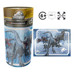 Rompecabezas Infantil Jurassic Cilindro 60 Piezas  Jurassic World  Piezas Metalizadas, Cartón En Cilindro, Incluye Póster  Ideal Habilidades Cognitivas Y Motoras