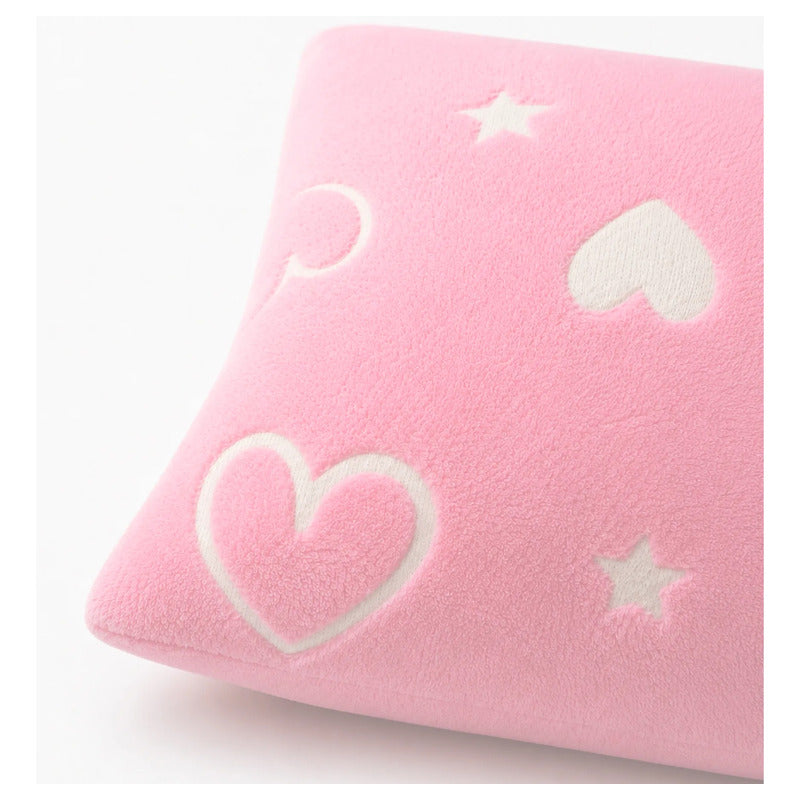 Almohada Infantil Pillow Suave Con Diseño Rosa Claro