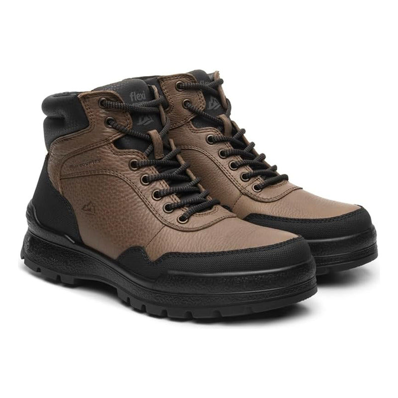 Bota Outdoor Country Para Hombre Mod.406003 Marca Flexi®