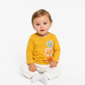 Blusa Cómoda Para Bebé Mod.2098 Marca Mayoral® Miel Lisa 6 Meses