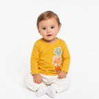 Blusa Cómoda Para Bebé Mod.2098 Marca Mayoral® Miel Lisa 9 Meses