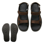 Sandalia Para Hombre Walking Soft Outdoor Mod.424001 Flexi® Marrón Outdoor 27 Mx