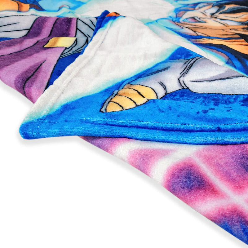 Cobertor Ligero Super Suave Matrimonial Diseños Providencia® Dragon Ball Super 850 G Multicolor