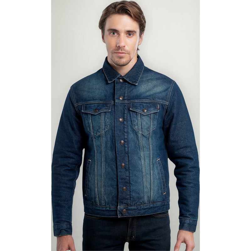 Chamarra Vaquera De Mezclilla Regular Fit Para Hombre Oggi®