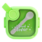 Contenedor Lunch Box Hermético Tapa Divisiones 5 Pzas 750ml