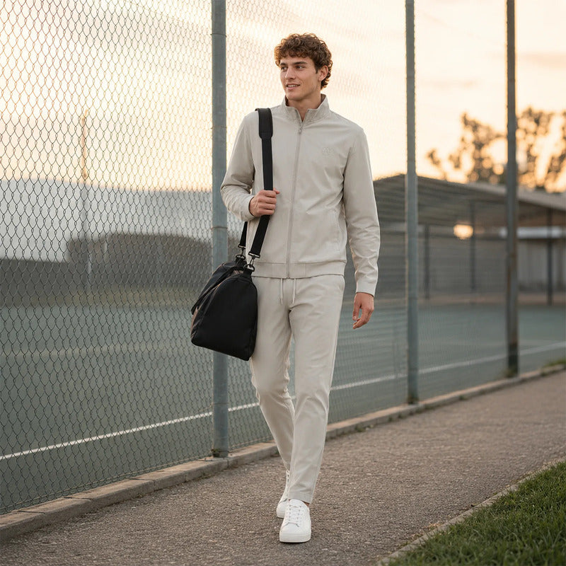 Conjunto Ligero Para Hombre Sudadera+pants Le2602 Roosevelt® Gris Lisa G