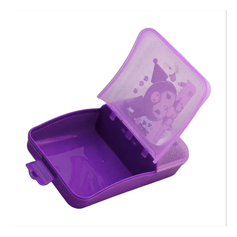 Lonchera Escolar Infantil Con 2 Divisiones Diseños Animados