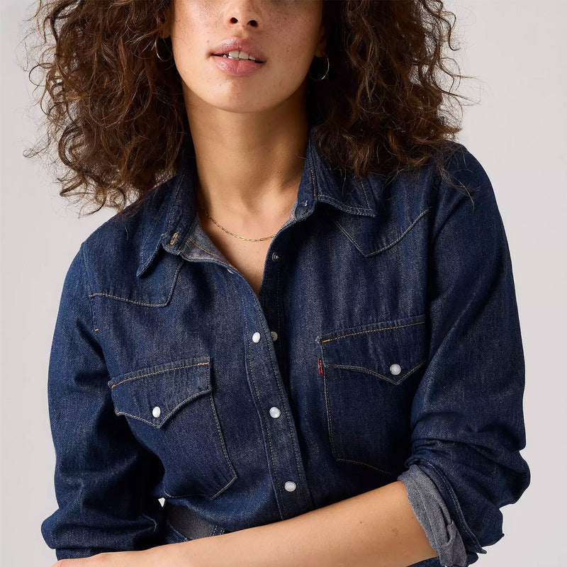 Camisa De Mezclilla Para Dama Mod. The Western Marca Levis®