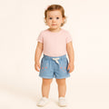 Short Con Bordado Para Bebe Mod.018-9000al Marca Losan®