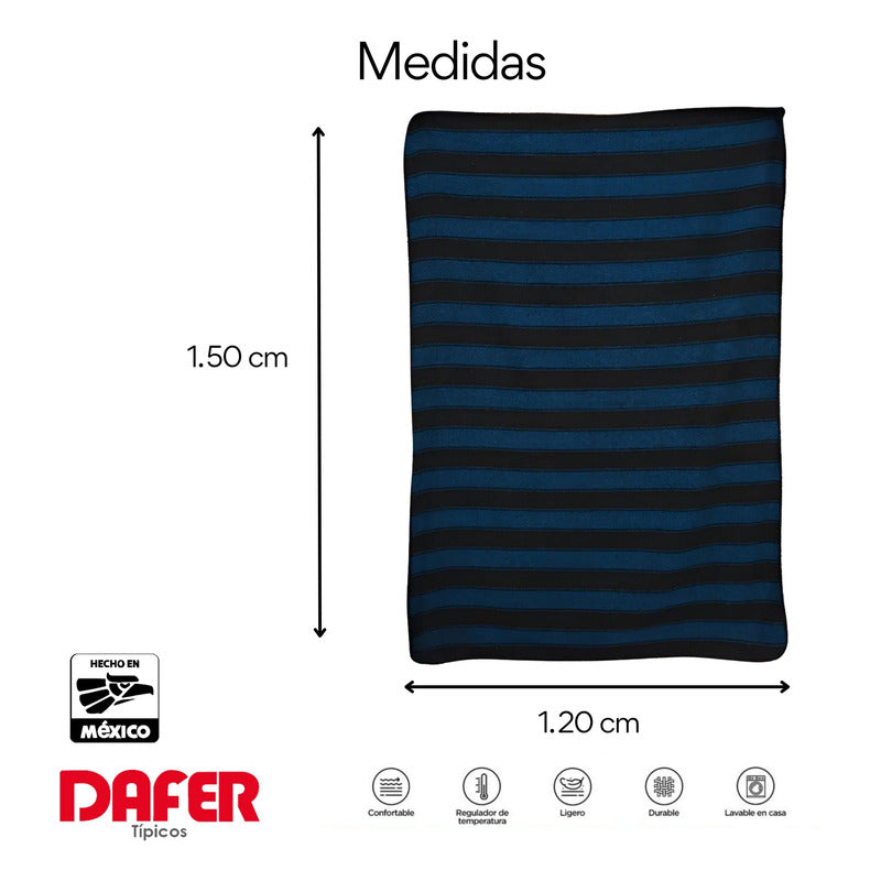 Frazada De Acrilico Afelpada Multiusos 1.20m X 1.50m Mod. Ac