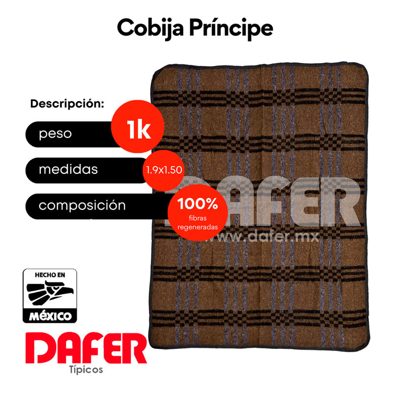 Cobija Mexicana Príncipe De Color Económica 1.9x1.5m