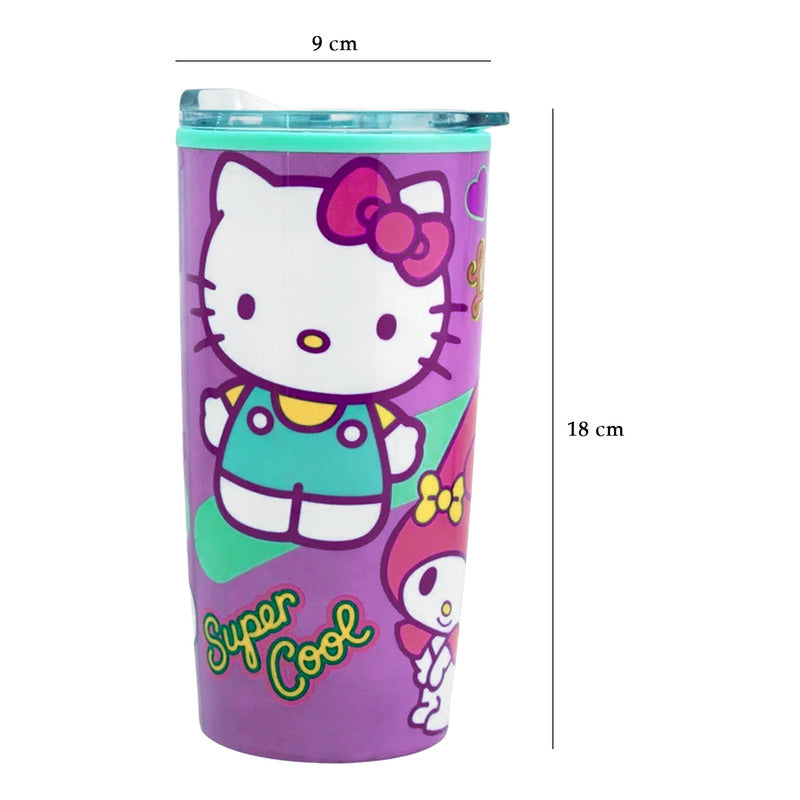 Vaso Termo Con Tapa 450ml Para Adulto Diseños Varios