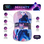 Cobertor Ligero Super Suave Matrimonial Diseños Providencia® Las Guerreras Del K-pop 850 G Multicolor