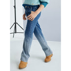 Pantalón Tejano De Niña Mod.7547 Marca Mayoral® Azul Marino Liso 14