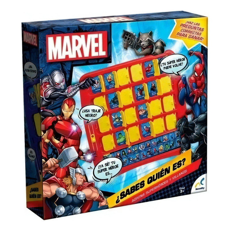 Juego De Mesa Jca-2424 Marvel ¿sabes Quién Es? Novelty