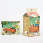 Libro + Rompecabezas Educativo Infantil 50pz Bigotes Veloces