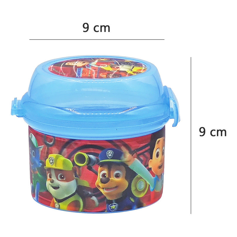 Topper Recipiente Para Comida Diseño Lenticular Niños