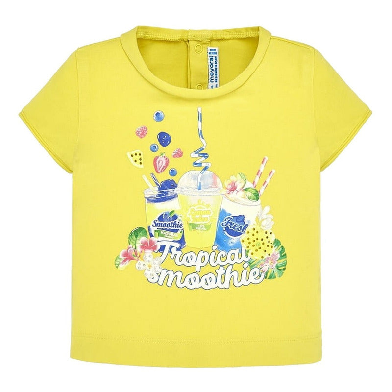 Blusa De Niña Manga Corta Marca Mayoral®