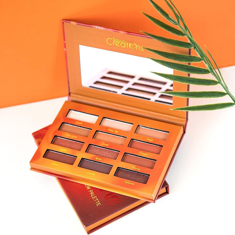 Sombras Para Ojos Mod.hot Fire Marca Beauty Creations® Multi