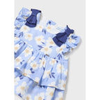 Conjunto De Bebé Blusa+short Mod.1232 Marca Mayoral® Añil 12 Meses