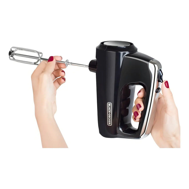 Batidora De Mano Black+decker Planetaria 2 En 1 Pedestal Color Negro Frecuencia 3