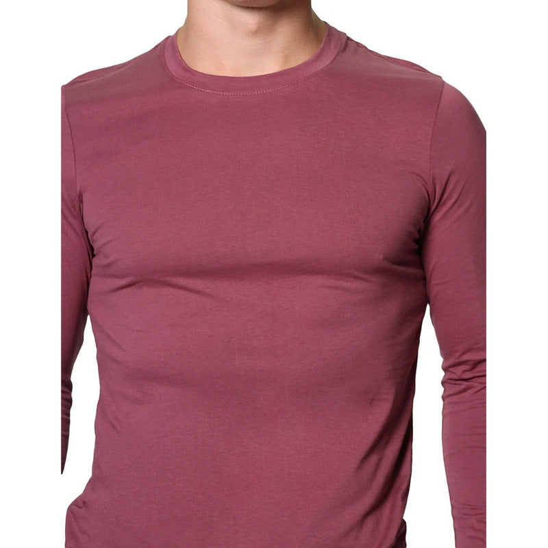 Playera Manga Larga Para Hombre Mod. A25303 Marca Bobois®