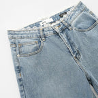 Pantalon Ancho Para Mujer Mod. Dxd0569 Marca Doux® Azul Cielo Lisa 32