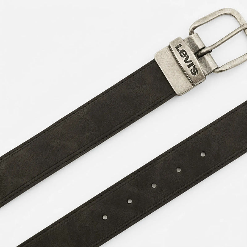 Cinturón Doble Vista Para Hombre 87518-0060 Marca Levi's® Negro Lisa 36
