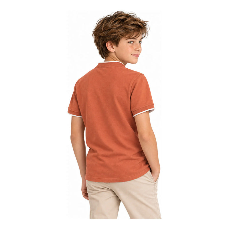 Playera Mao Infantil Y Juvenil Mod.6163 Nukutavake Mayoral® Siena 18 Años Lisa
