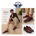 Zapato Casual Danko De Piel Para Hombre D2126792s  Dockers® Marrón Lisa 27,5 Mx