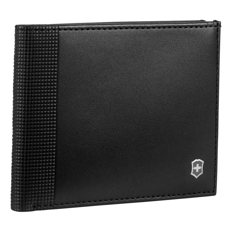 Billetera De Hombre Altius Alox Bi-fold 611570 Victorinox® Negro Liso
