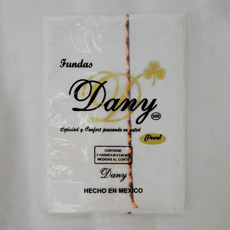 Funda Protectora Para Almohada 2pz Dafer Blanca 63x48 Cm
