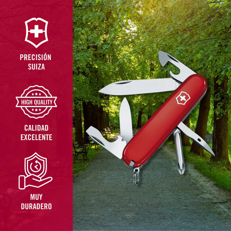 Navaja De Bolsillo 1.4603 Tinker 12 Funciones Victorinox® Rojo
