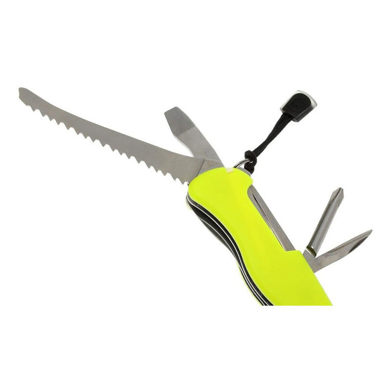 Herramienta De Rescate Victorinox, Color Amarillo, Multiherramienta, 13 Funciones