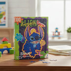 Rompecabezas De Terciopelo Stitch 100 Piezas | Puzzle Suave Disney Infantil Regalo Original Niños Fans Coleccionable