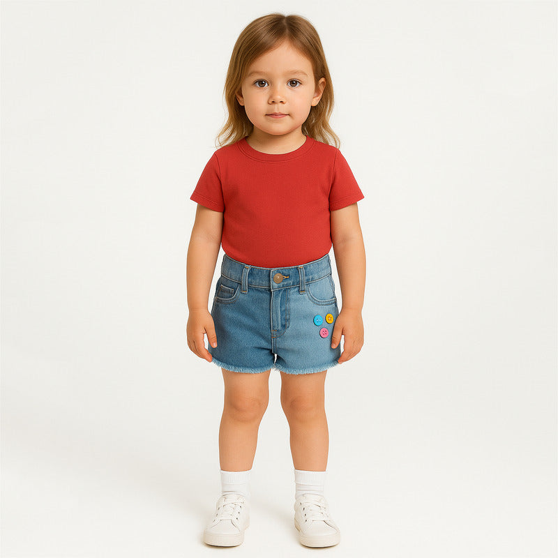 Short De Niña Con Ajustador Interior Marca Losan®