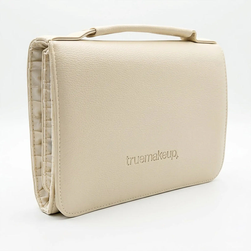 Set De Brochas 24pz Con Estuche Para Viaje True Makeup® Beige