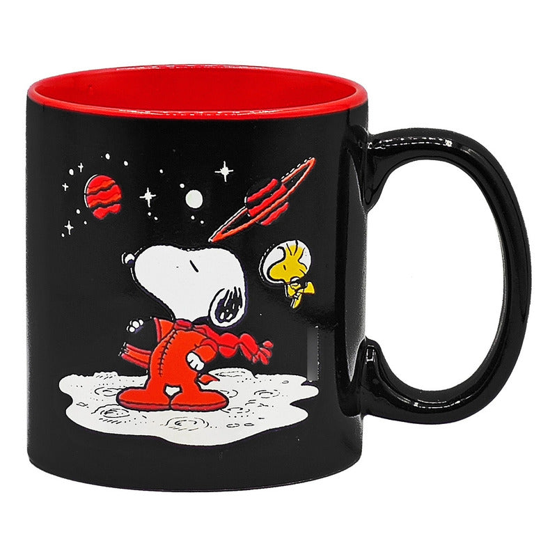 Taza Grande Tarro Metálico Animado Diseños Varios