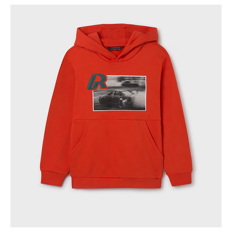 Sudadera Con Gorro Estampada Para Niño Mod.7452 Mayoral®