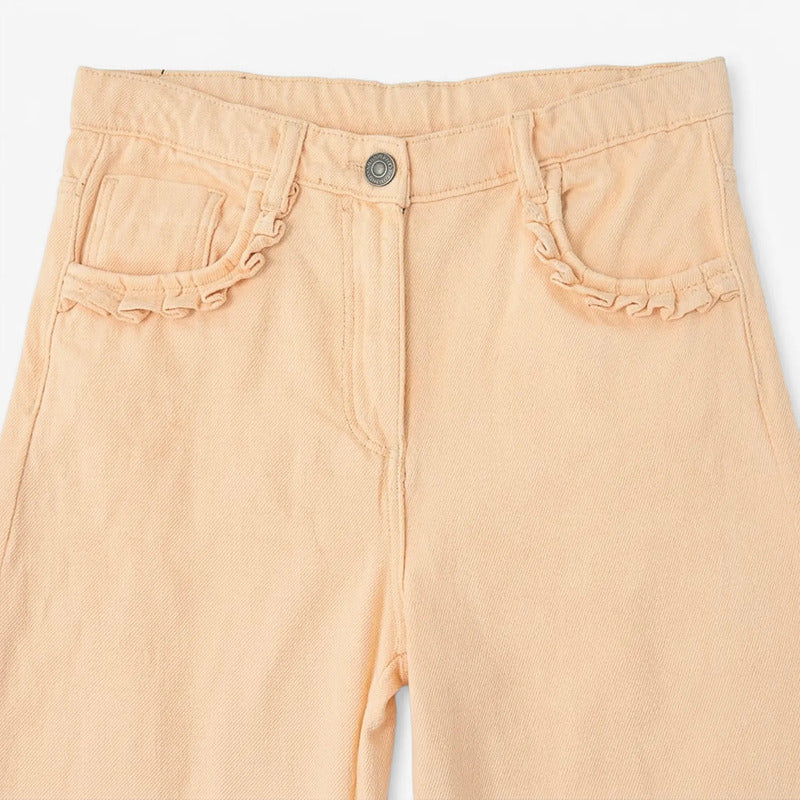 Pantalón Cómodo Para Niña Mod. Lkgap0401 Marca Losan® Coral Claro Lisa 9-10 Años
