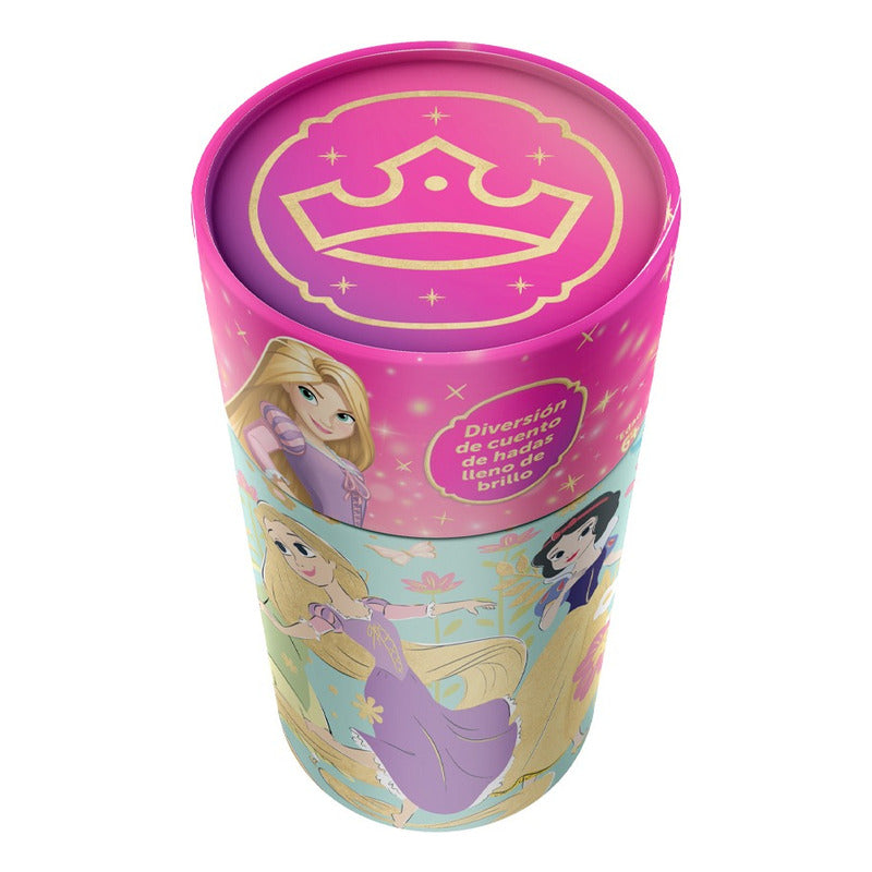 Rompecabezas Novelty Urman Disney Princess Cilindro Con 60 Piezas