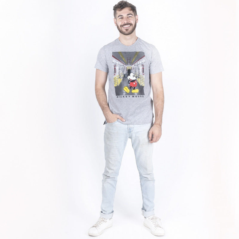 Playera Hombre Dcplrc548 Mickey Mouse American Level®
